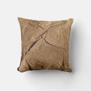 Coussin Papier Recyclé : Texture écologique.