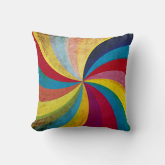 Coussin Papier rétro Grunge, arrière - plan tourbillon col