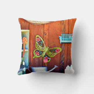 Coussin papillon 40 cm x 40 cm