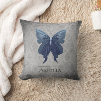 Coussin Papillon à bijoux bleu