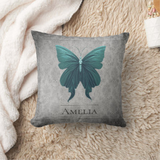 Coussin Papillon à bijoux turquoise