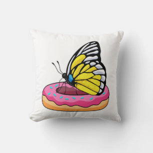 Coussin Papillon avec Donut