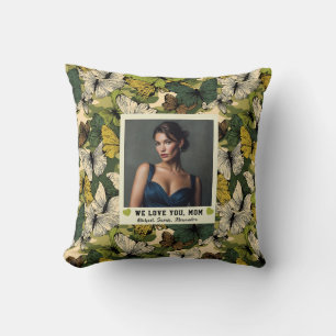 Coussin Papillon Camo Mère Maman Décorative Cottagecore