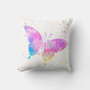 Coussin Papillon de peinture