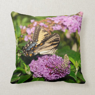 Coussin Papillon de soudure aux lilas
