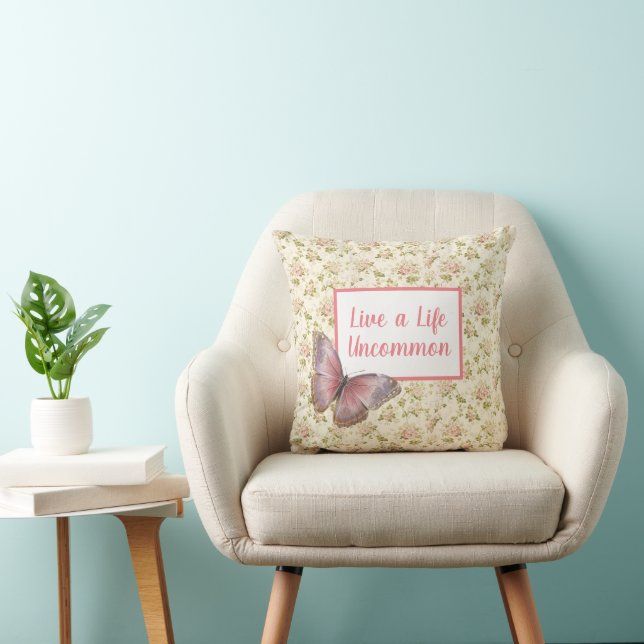 Coussin Papillon de vie peu commun (Chaise)