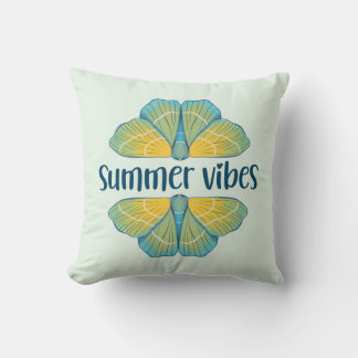 Coussin Papillon des Vibes été