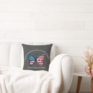 Coussin Papillon du 4 juillet