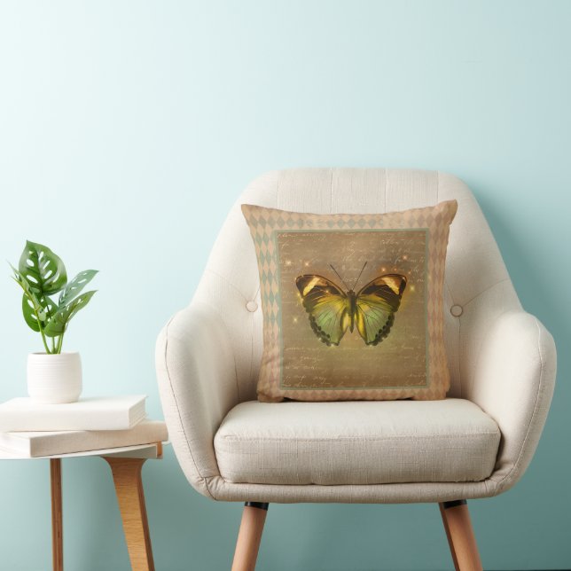 Coussin Papillon Enchanté Vintage  (Chaise)