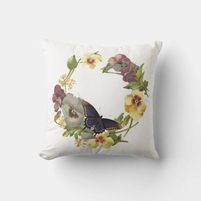 Coussin Papillon et panneaux (Recto)