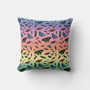 Coussin Papillon Flutterbies (Arc-en-ciel)