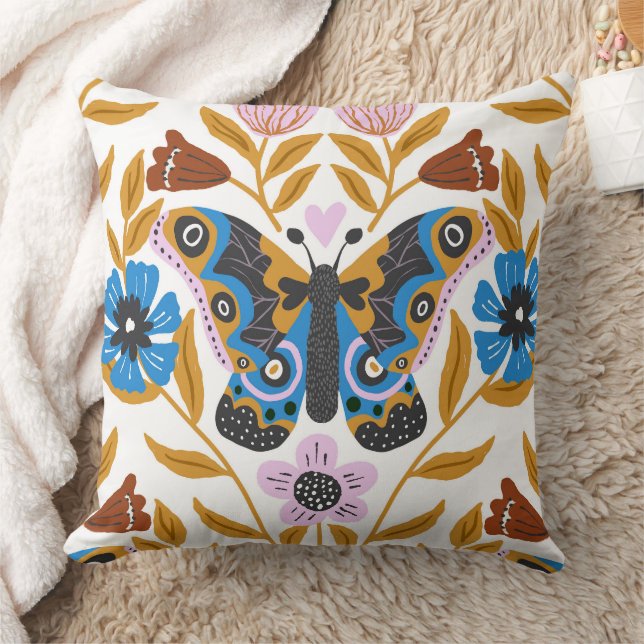 Coussin Papillon Kaleidoscope (Couverture)
