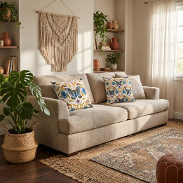 Coussin Papillon Kaleidoscope