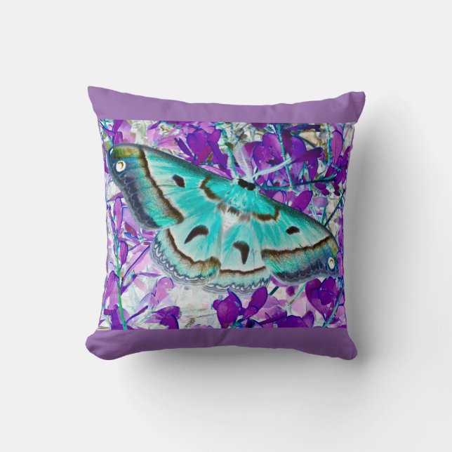 Coussin papillon Lavender (Recto)