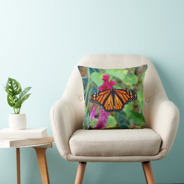 Coussin Papillon monarque (Chaise)