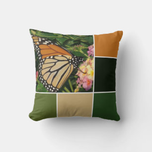 Coussin Papillon monarque