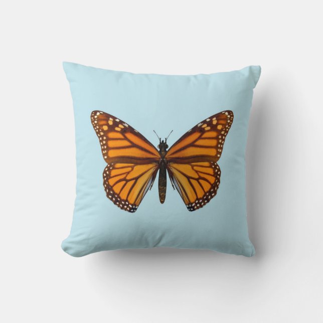 Coussin Papillon Monarque (Recto)