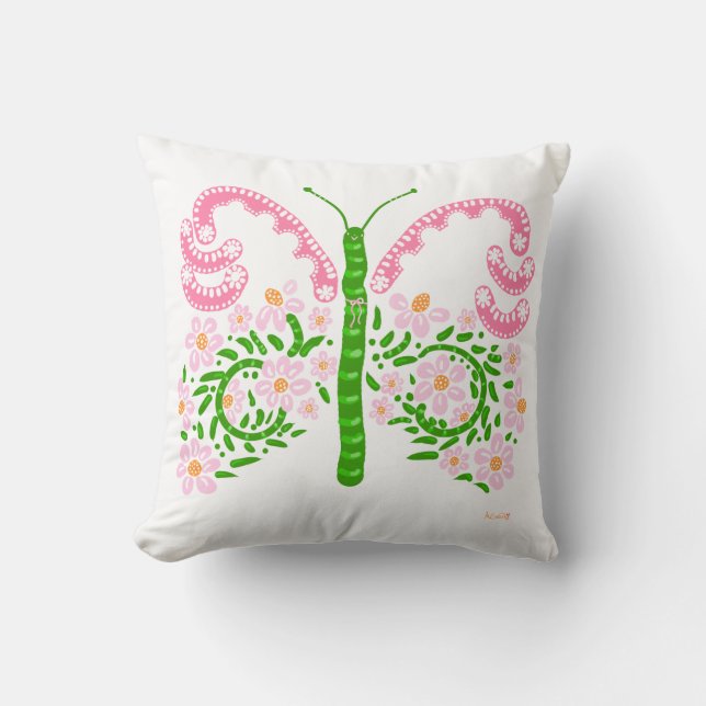 Coussin papillon nuptial (Recto)