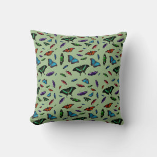 Coussin Papillon Pillow (Vert clair)