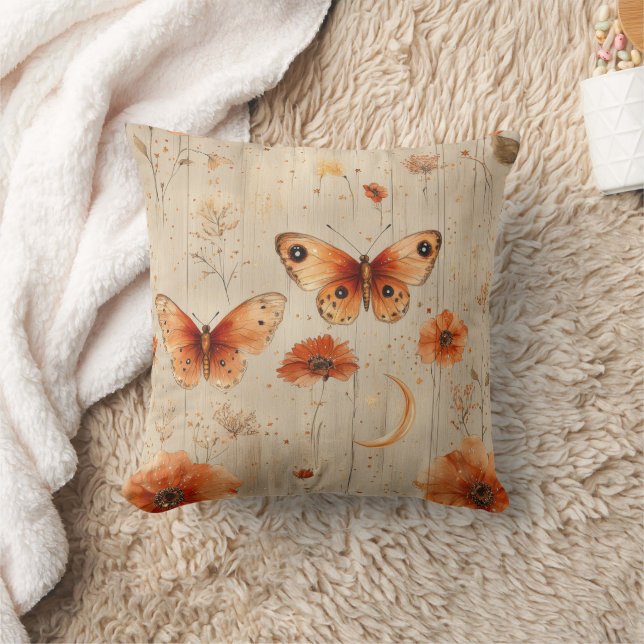 Coussin Papillon Sauvage Vintage (3) (Couverture)