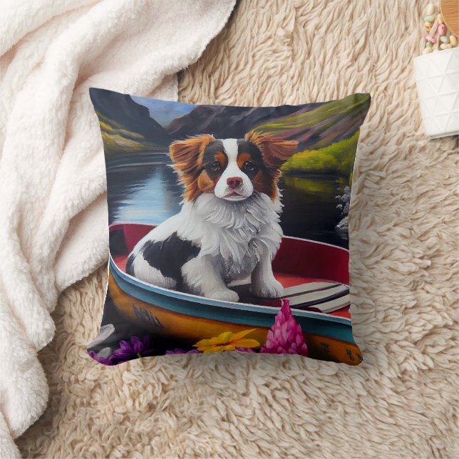 Coussin Papillon sur une pagaie : Une aventure pittoresque (Couverture)