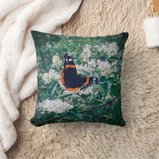 Coussin Papillon Vanessa atalanta