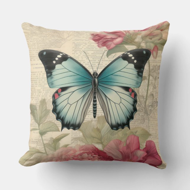 Coussin Papillon Vintage (Recto)