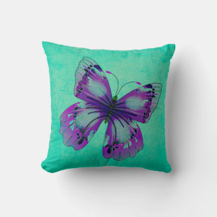 Coussin Papillon Violet