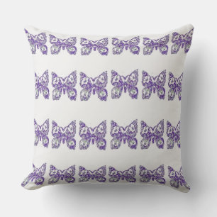 Coussin Papillons à fleurs