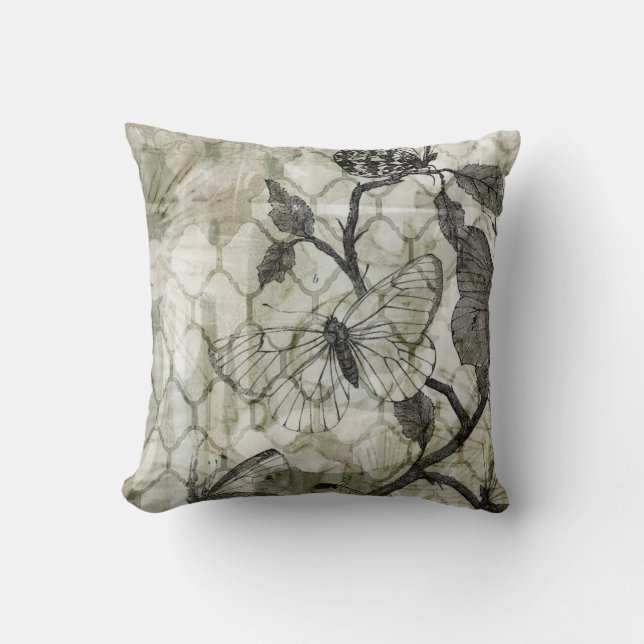 Coussin Papillons arabes II (Recto)