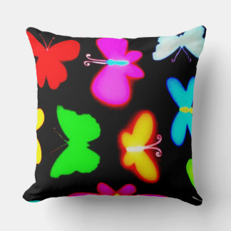 Coussin Papillons colorés