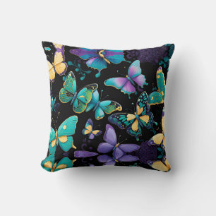 Coussin Papillons colorés