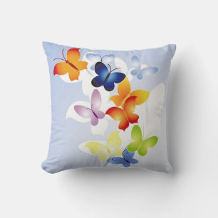 Coussin Papillons colorés