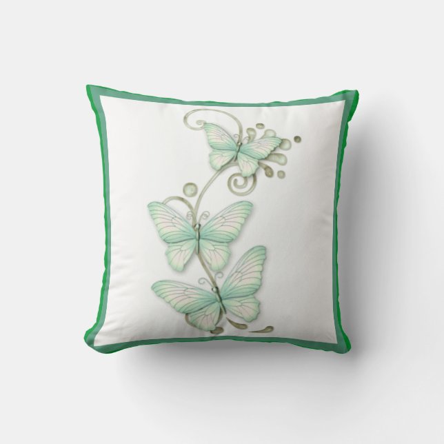 Coussin Papillons de floraison 2 (Recto)