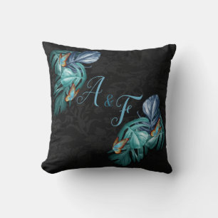 Coussin Papillons du Paradis/Tropical Turquoise Splash