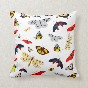 Coussin Papillons et libellules
