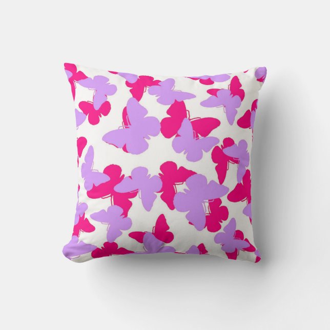 Coussin Papillons posés (Recto)