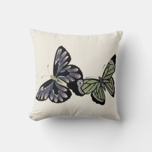 Coussin Papillons vintages