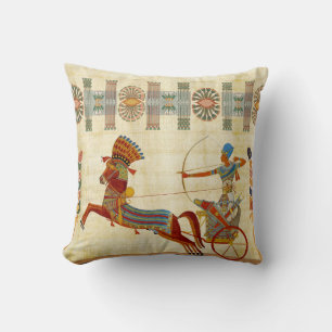 Coussin Papyrus des chevaux du pharaon Ramsès II de l'Égyp