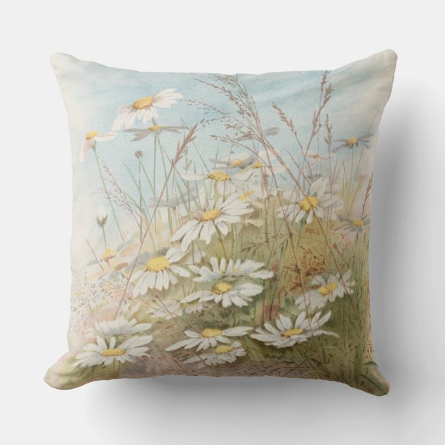 Coussin "Pâques apporte le printemps naissant"  (Recto)