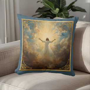 Coussin Pâques Résurrection Religieux