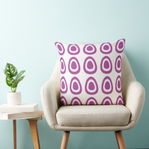 Coussin Pâques Violet Œufs de Pâques Pâques