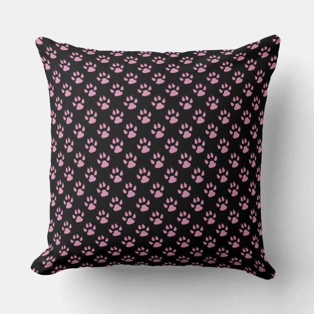 Coussin Paquets de chats roses Motif Jeu d'oreiller (Recto)