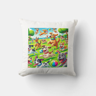 Coussin Paradis de chiots joueurs