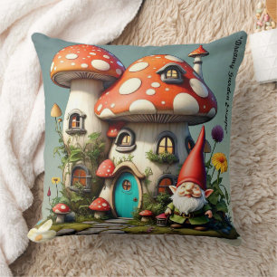 Coussin "Paradis du gnome trouvé"
