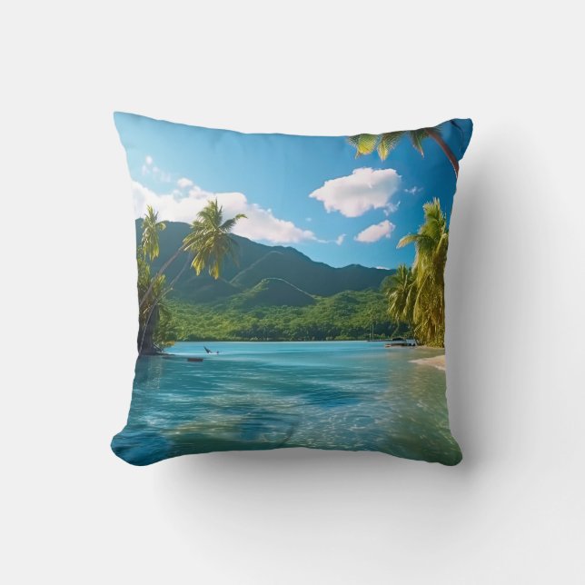 Coussin Paradis insulaire du Costa Rica  (Recto)