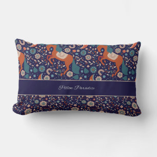 Coussin Paradise Marqué Art Moderne Cheval Abstrai