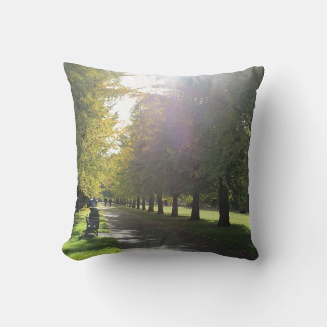 Coussin Parc de Bute - arbres d'automne (Recto)