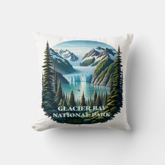 Coussin Parc national de Glacier Bay en Alaska (Recto)