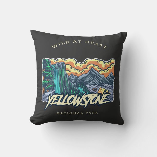 Coussin Parc national de Yellowstone (Recto)